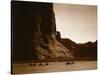 Canyon de Chelly, Navajo-Edward S^ Curtis-Stretched Canvas