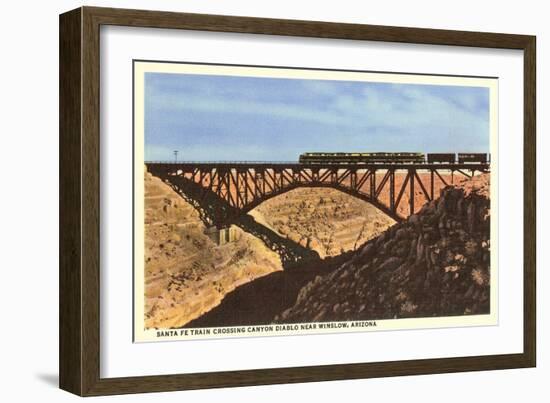 Canyon Diablo Trestle, Arizona-null-Framed Art Print