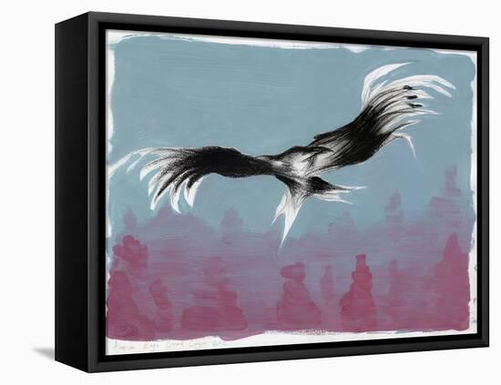 Canyon Eagle, 2014-Nancy Moniz-Framed Stretched Canvas