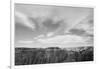 Canyon Edge Low Horizon Clouded Sky "Grand Canyon National Park" Arizona. 1933-1942-Ansel Adams-Framed Art Print