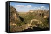 Canyon in Isalo National Park at Sunset, Ihorombe Region, Southwest Madagascar, Africa-Matthew Williams-Ellis-Framed Stretched Canvas