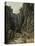 Canyon in Saxon Switzerland , 1820-Johan Christian Clausen Dahl-Stretched Canvas