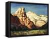 Canyon Landscape-Franz Arthur Bischoff-Framed Stretched Canvas