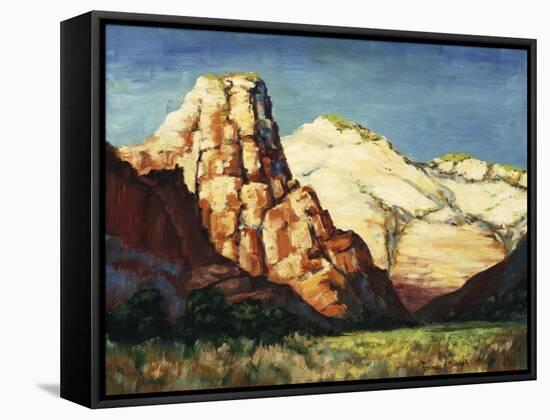 Canyon Landscape-Franz Arthur Bischoff-Framed Stretched Canvas