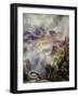 Canyon Mists: Zoroaster Peak, Grand Canyon-Thomas Moran-Framed Giclee Print