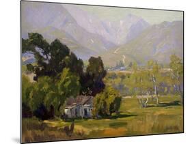 Canyon Near Ojai-Elmer Wachtel-Mounted Giclee Print