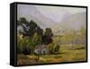 Canyon Near Ojai-Elmer Wachtel-Framed Stretched Canvas