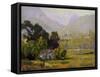 Canyon Near Ojai-Elmer Wachtel-Framed Stretched Canvas