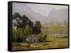 Canyon Near Ojai-Elmer Wachtel-Framed Stretched Canvas