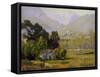 Canyon Near Ojai-Elmer Wachtel-Framed Stretched Canvas