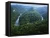 Canyon of the Russel Fork, River Breaks Interstate State Park, Virginia, USA-Charles Gurche-Framed Stretched Canvas