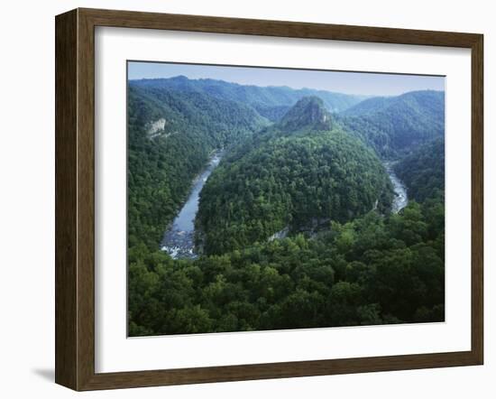 Canyon of the Russel Fork, River Breaks Interstate State Park, Virginia, USA-Charles Gurche-Framed Premium Photographic Print