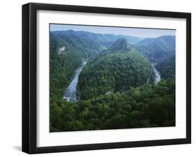 Canyon of the Russel Fork, River Breaks Interstate State Park, Virginia, USA-Charles Gurche-Framed Premium Photographic Print