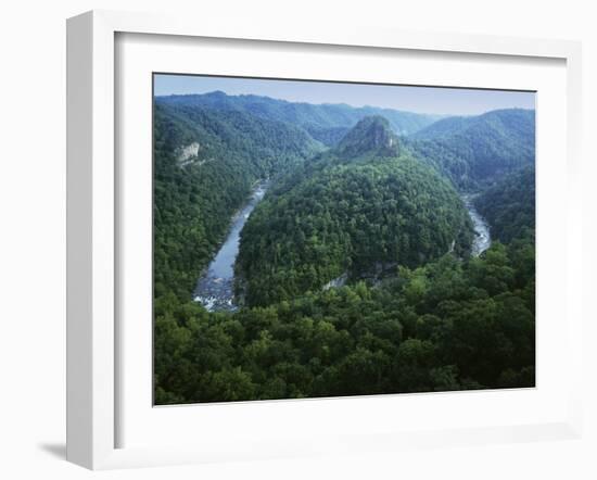 Canyon of the Russel Fork, River Breaks Interstate State Park, Virginia, USA-Charles Gurche-Framed Premium Photographic Print