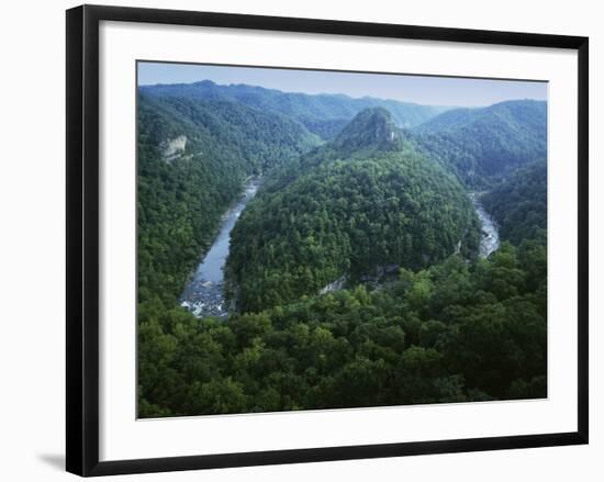 Canyon of the Russel Fork, River Breaks Interstate State Park, Virginia, USA-Charles Gurche-Framed Photographic Print