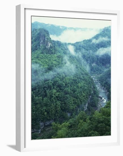 Canyon of the Russel Fork, River Breaks Interstate State Park, Virginia, USA-Charles Gurche-Framed Premium Photographic Print