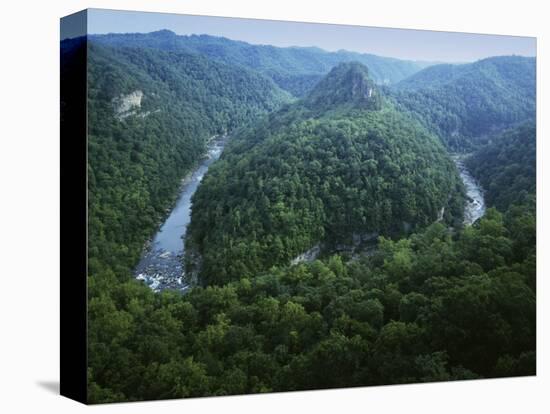 Canyon of the Russel Fork, River Breaks Interstate State Park, Virginia, USA-Charles Gurche-Stretched Canvas