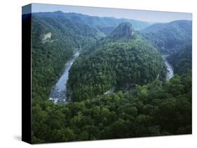 Canyon of the Russel Fork, River Breaks Interstate State Park, Virginia, USA-Charles Gurche-Stretched Canvas