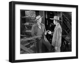 Canyon Passage, Lloyd Bridges, Dana Andrews, 1946-null-Framed Photo