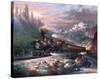 Canyon Railway-James Lee-Stretched Canvas