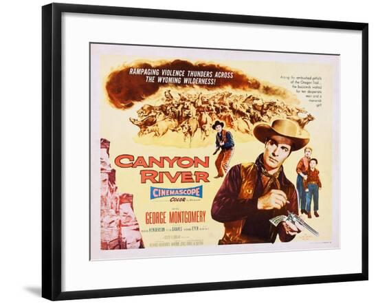 Canyon River--Framed Art Print