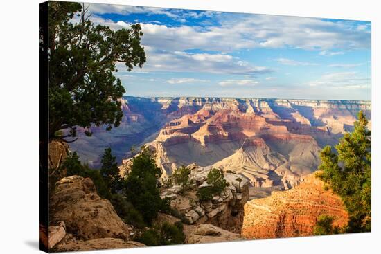 Canyon Shadows I-Alan Hausenflock-Stretched Canvas