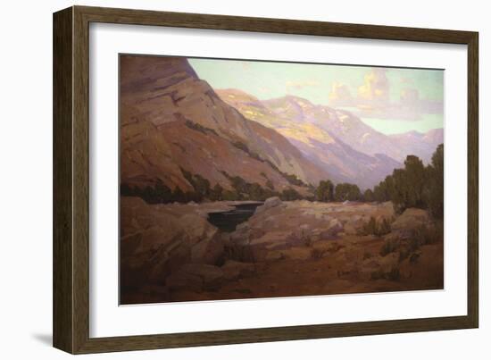 Canyon Solitude-Elmer Wachtel-Framed Premium Giclee Print