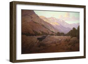Canyon Solitude-Elmer Wachtel-Framed Premium Giclee Print