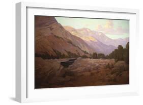 Canyon Solitude-Elmer Wachtel-Framed Premium Giclee Print