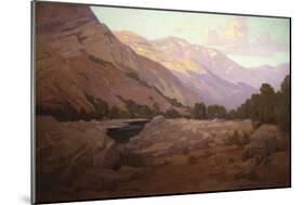 Canyon Solitude-Elmer Wachtel-Mounted Premium Giclee Print