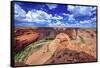 Canyon View, Canyon De Chelly-George Oze-Framed Stretched Canvas