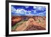 Canyon View, Canyon De Chelly-George Oze-Framed Photographic Print