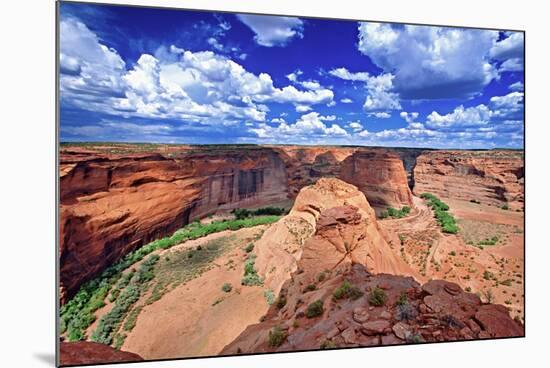 Canyon View, Canyon De Chelly-George Oze-Mounted Photographic Print
