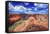 Canyon View, Canyon De Chelly-George Oze-Framed Stretched Canvas