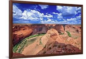 Canyon View, Canyon De Chelly-George Oze-Framed Photographic Print