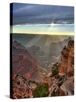 Canyon View XI-David Drost-Stretched Canvas