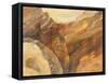 Canyon VII-Albena Hristova-Framed Stretched Canvas