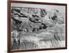 Canyon With Ravine Winding Through Center High Horizon "Grand Canyon NP" Arizona. 1933-1942-Ansel Adams-Framed Art Print