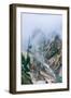 Canyon Within the Fog, Yellowstone National Park, Wyoming-Vincent James-Framed Photographic Print