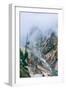 Canyon Within the Fog, Yellowstone National Park, Wyoming-Vincent James-Framed Photographic Print