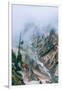 Canyon Within the Fog, Yellowstone National Park, Wyoming-Vincent James-Framed Photographic Print