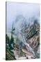 Canyon Within the Fog, Yellowstone National Park, Wyoming-Vincent James-Stretched Canvas