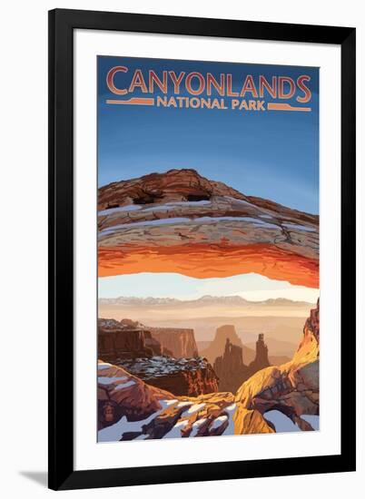 Canyonlands National Park, Utah - Arch-Lantern Press-Framed Art Print