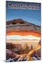 Canyonlands National Park, Utah - Arch-Lantern Press-Mounted Art Print