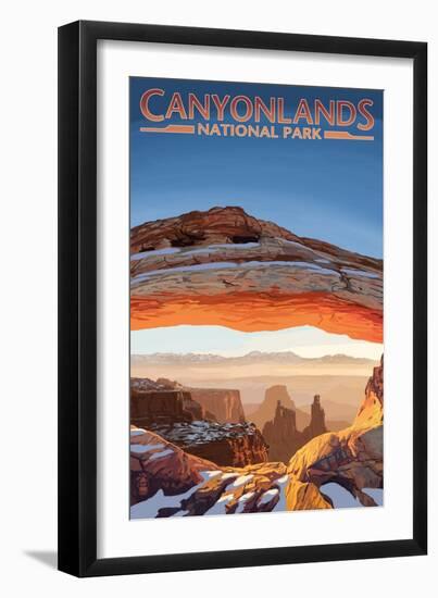 Canyonlands National Park, Utah - Arch-Lantern Press-Framed Art Print