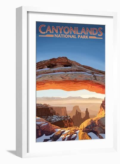 Canyonlands National Park, Utah - Arch-Lantern Press-Framed Art Print