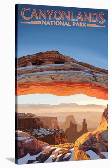 Canyonlands National Park, Utah - Arch-Lantern Press-Stretched Canvas