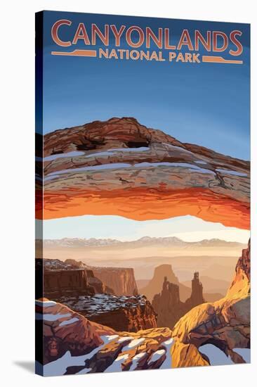 Canyonlands National Park, Utah - Arch-Lantern Press-Stretched Canvas