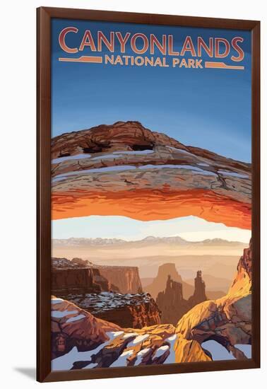 Canyonlands National Park, Utah - Arch-Lantern Press-Framed Art Print