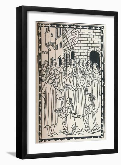 Canzone a Ballo, 1568, (1917)-null-Framed Giclee Print